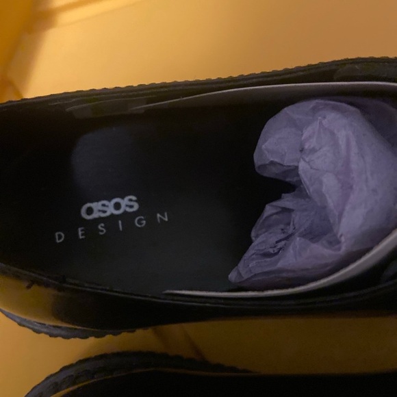 ASOS Black Men's Oxford Shoes - Picture 2 of 4